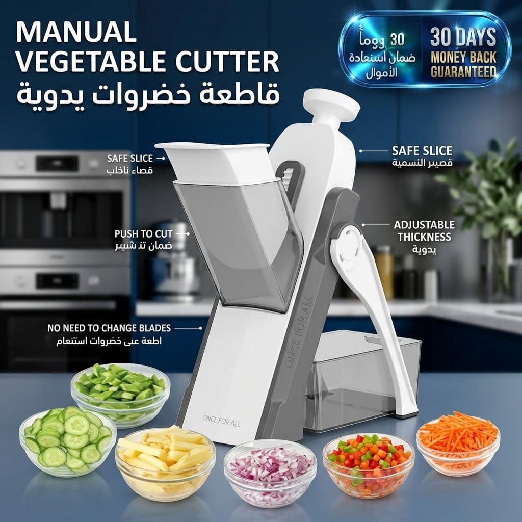 Manual Vegetable Cutter قطّاعة خضروات يدوية