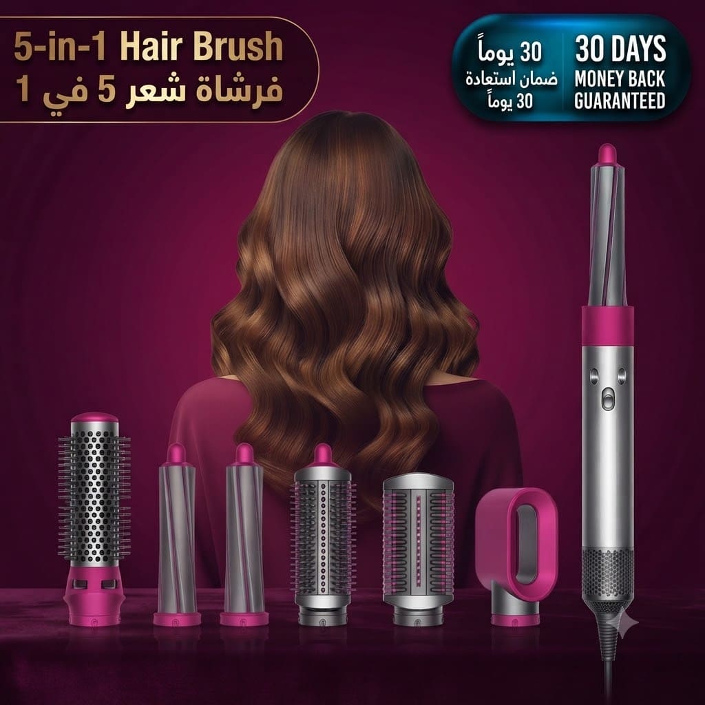 5-in-1 Hair Brush