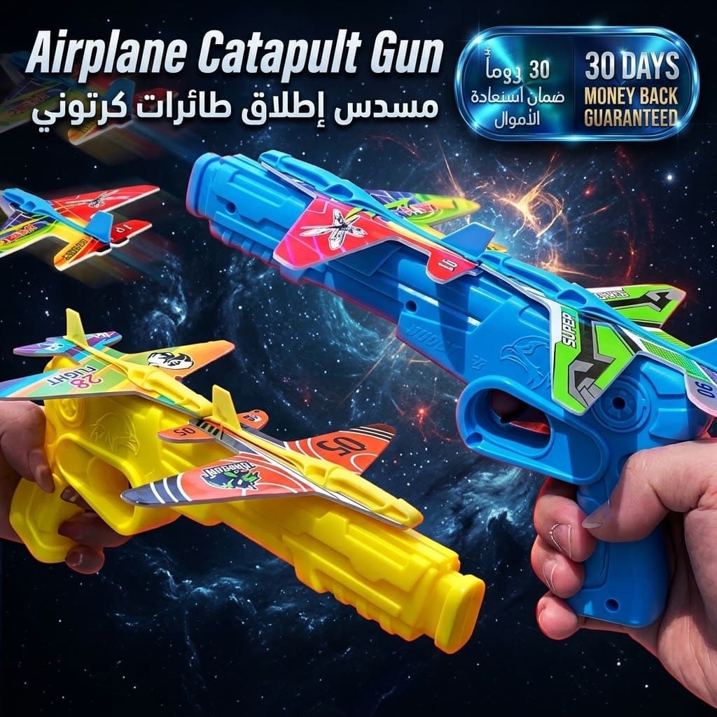 Airplane Catapult Gun مسدس إطلاق الطائرات الورقية