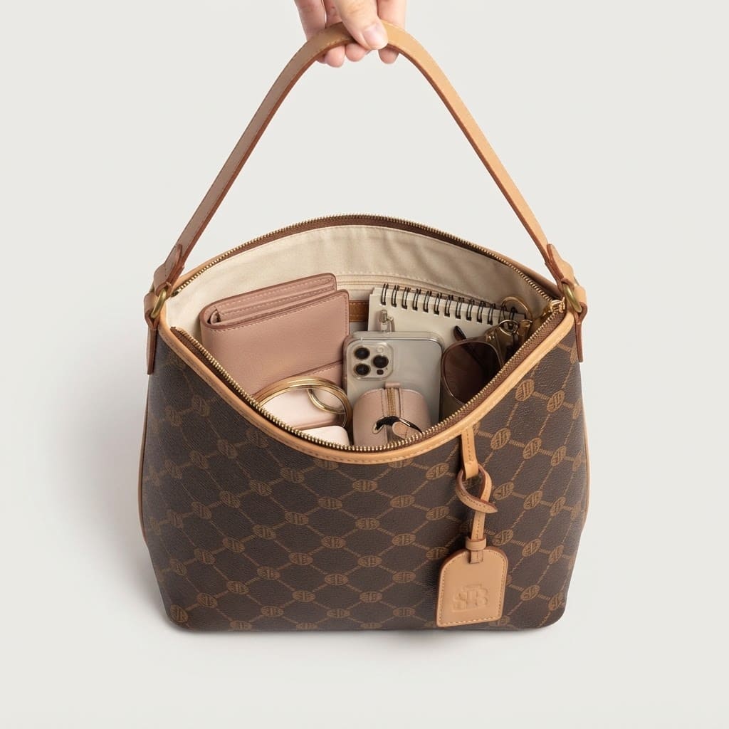 Designer-Inspired Monogram Tote حقيبة توت بتصميم مميز