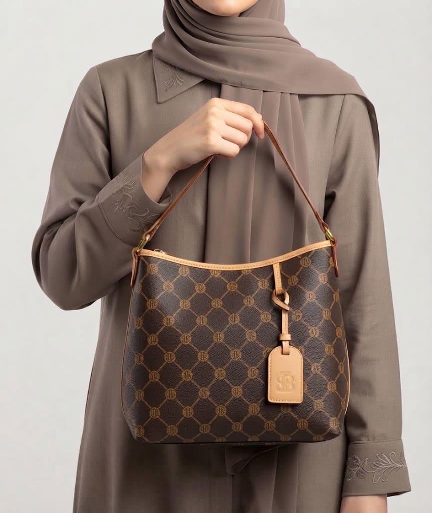 Designer-Inspired Monogram Tote حقيبة توت بتصميم مميز