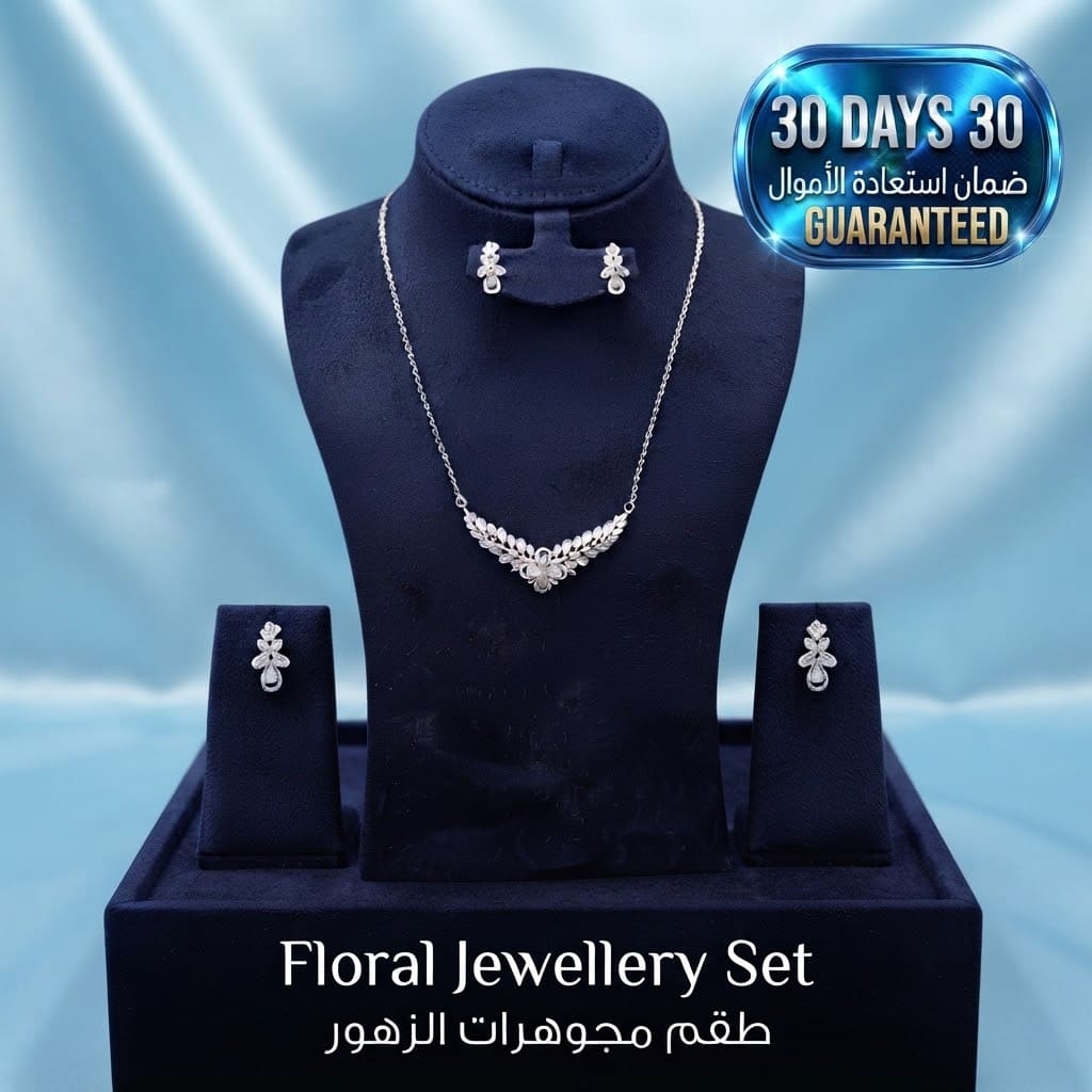 Floral Jewelry Set طقم مجوهرات زهري