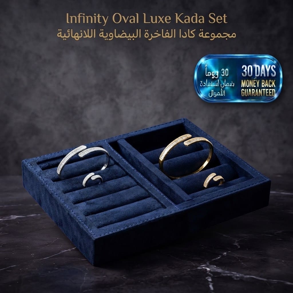 Infinity Oval Luxe Kada Set