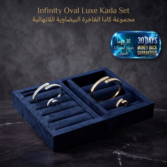 Infinity Oval Luxe Kada Set