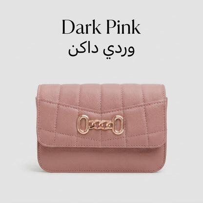 Leather Shoulder Bag حقيبة كتف جلدية