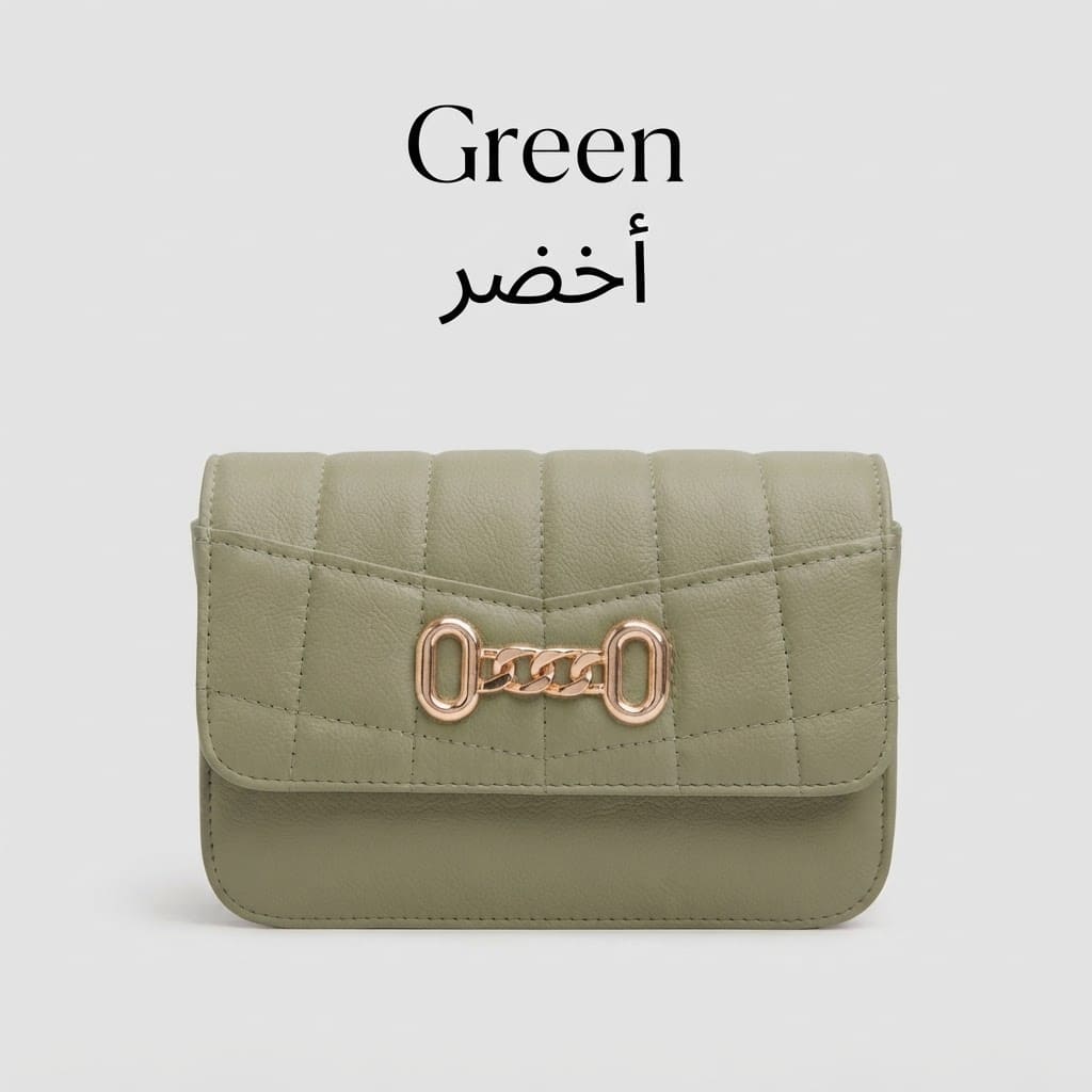 Leather Shoulder Bag حقيبة كتف جلدية