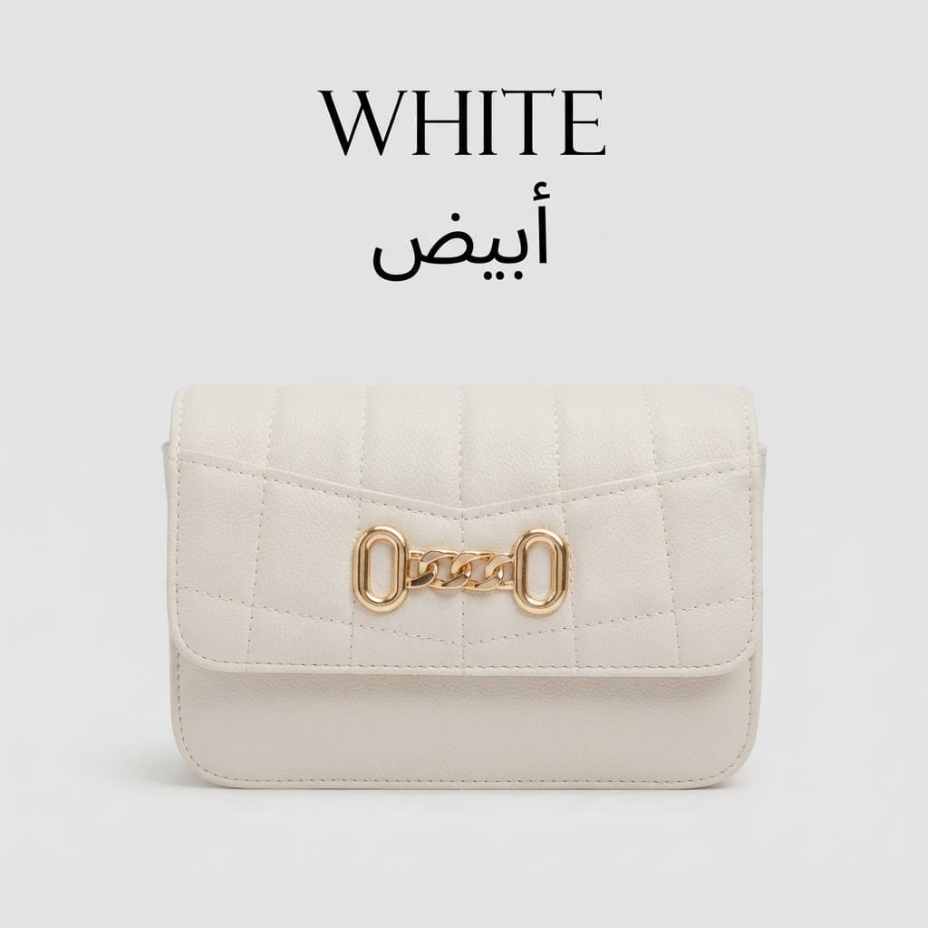Leather Shoulder Bag حقيبة كتف جلدية