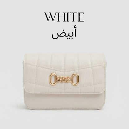 Leather Shoulder Bag حقيبة كتف جلدية