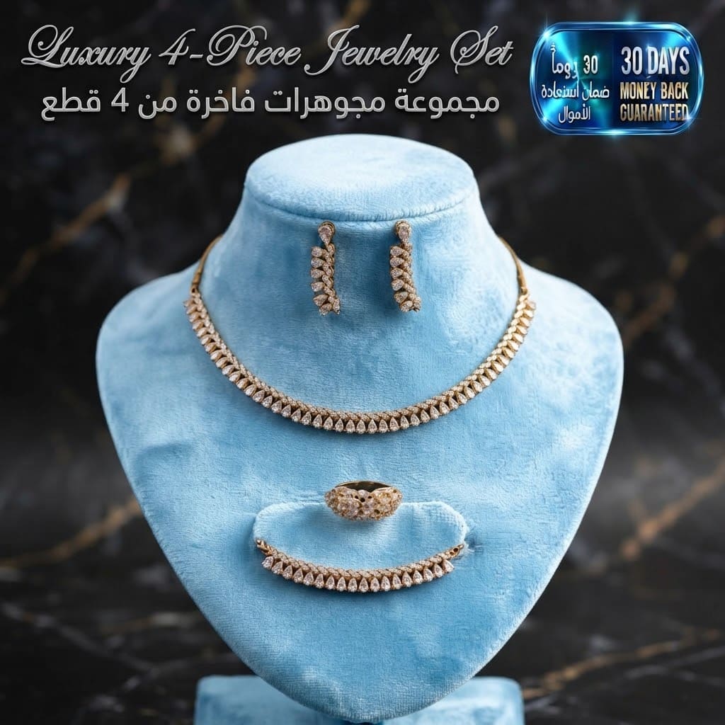 Luxury 4-Piece Jewelry Set