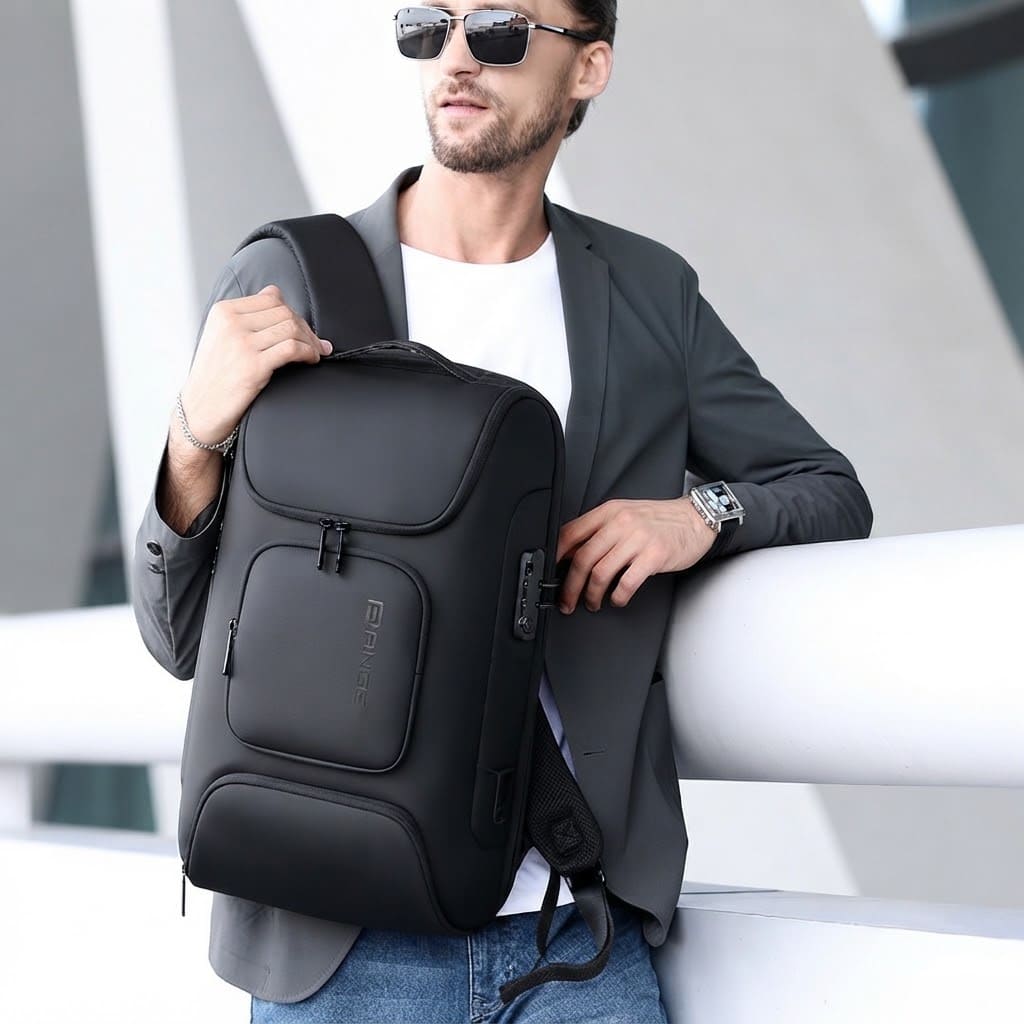 Modern Tech Backpack حقيبة ظهر عصرية للتقنية