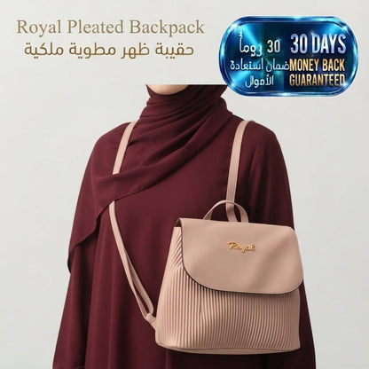 Royal Pleated Backpack