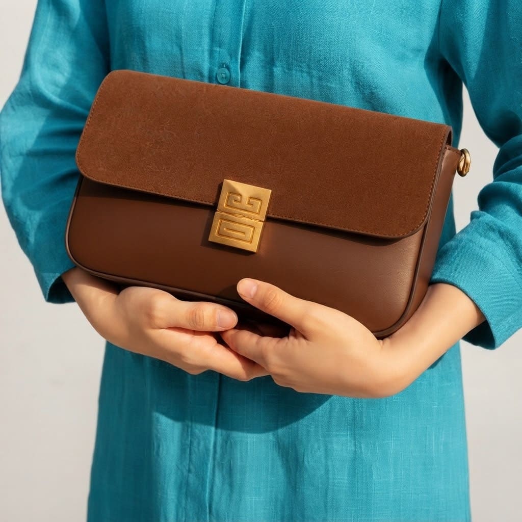 Structured Crossbody Handbag حقيبة كتف منظمة