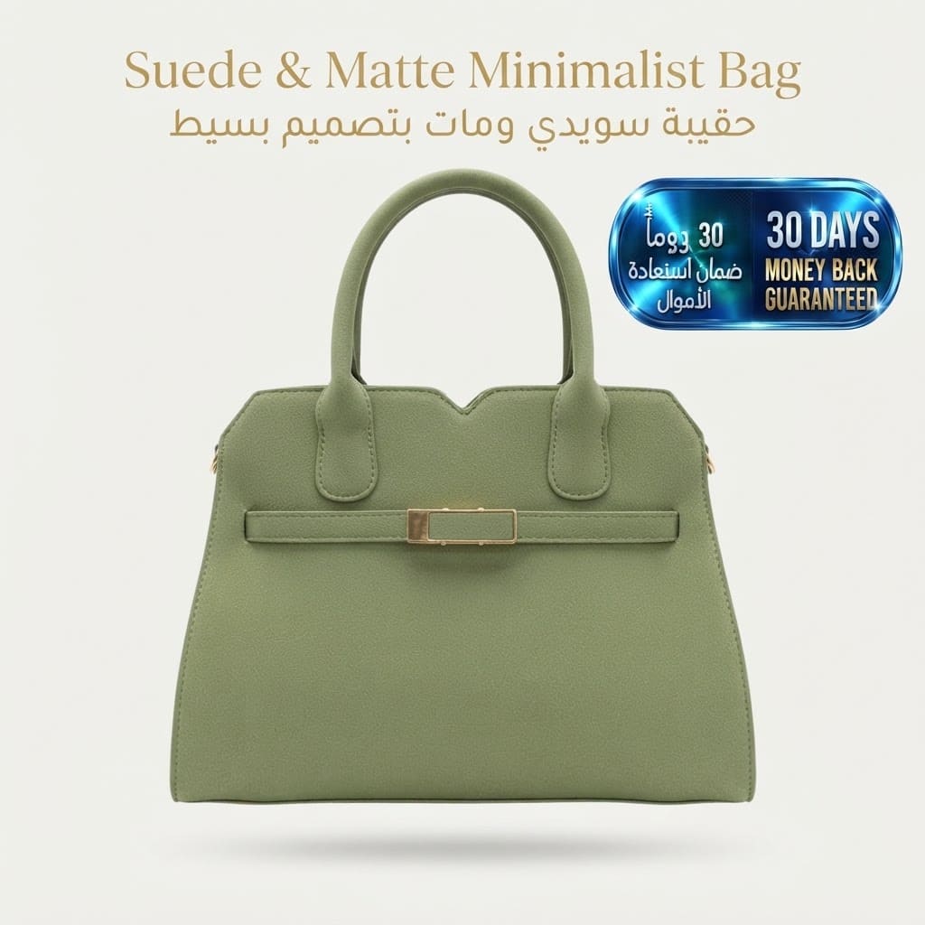 Suede & Matte Minimalist Bag