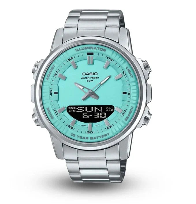 Turquoise Dial Men Watch ساعة رجالية بقرص فيروزي